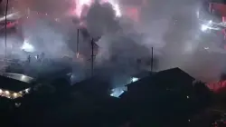One dead after fireworks explosion sets Los Angeles home on fire