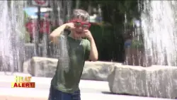 Bostonians seeking to beat the heat as temperatures rise towards triple digits