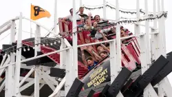 Shout-out for the Giant Dipper, Belmont Park, still rolling at 100 in Mission Beach